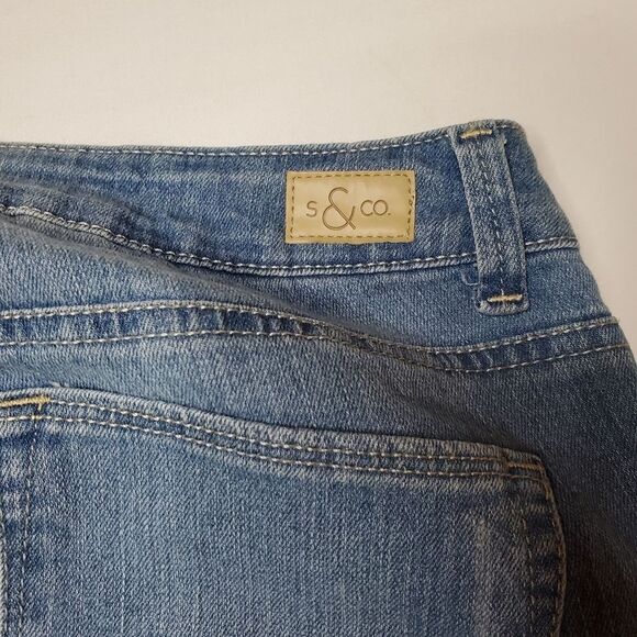 12 S & CO STYLE medium wash super soft low rise skinny jeans - Picture 11 of 15